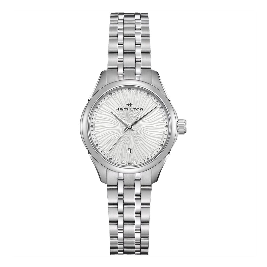 30mm Jazzmaster Quartz Watch with Silver Dial in Stainless Steel, Bracelet