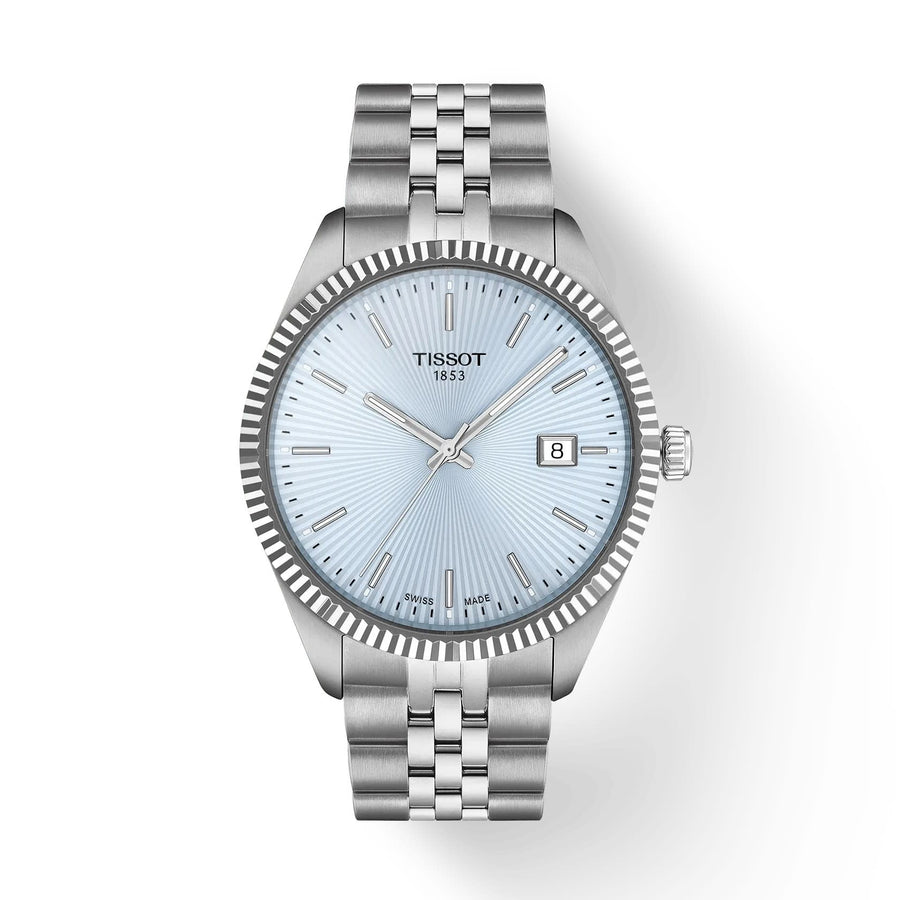 40mm Ballade Watch with Ice Blue Dial in Stainless Steel, Bracelet