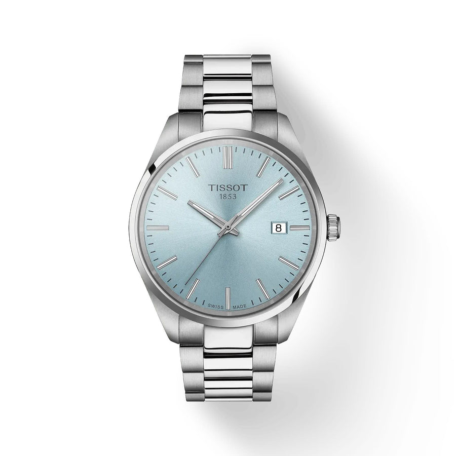 40mm PR 100 Watch with Ice Blue Dial in Stainless Steel, Bracelet