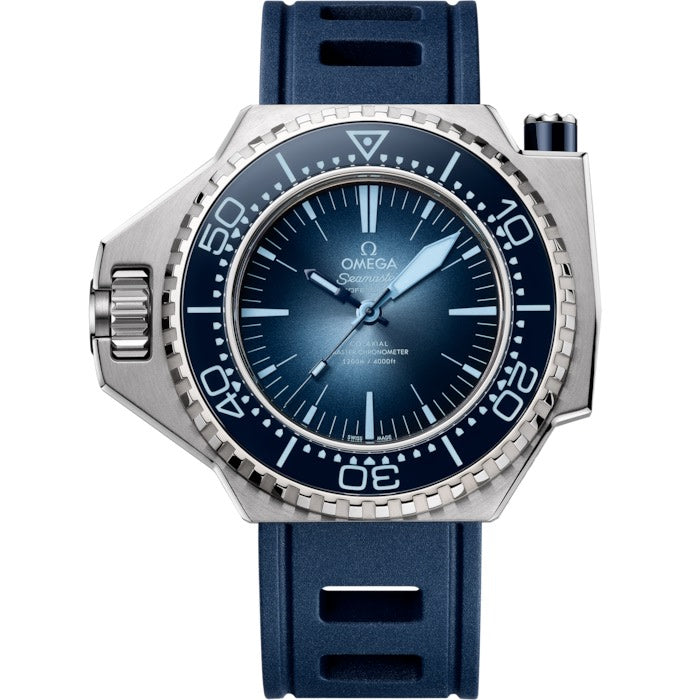 Seamaster Ploprof 1200M Watch with Blue Dial in Stainless Steel, Strap