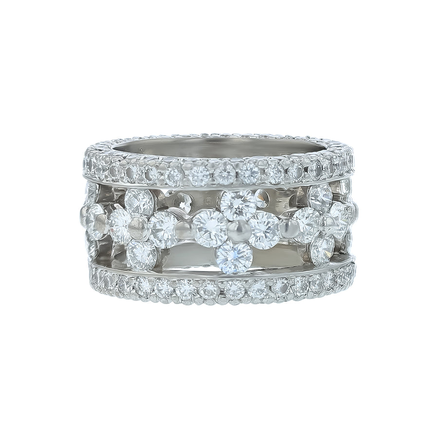 5.14ct Diamond Eternity Band in Platinum Size 6.75