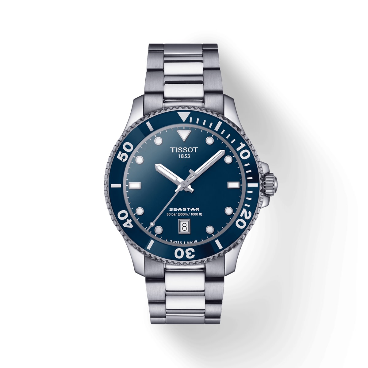 内田様専用 Tissot 自動巻き時計 ホワイト/ブラウン