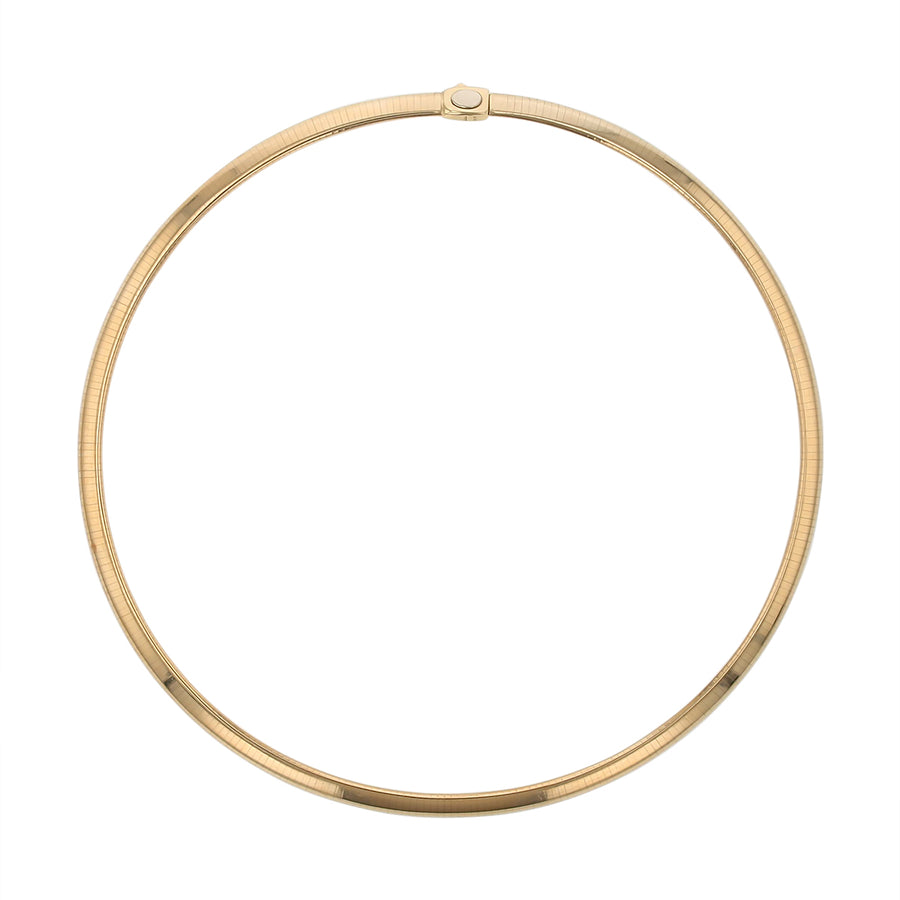 Omega Necklace in 14K Yellow Gold, 16"