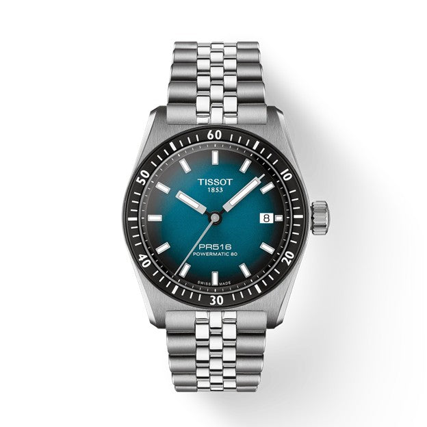 38mm PR516 Watch with Blue-Black Dial in Stainless Steel, Bracelet