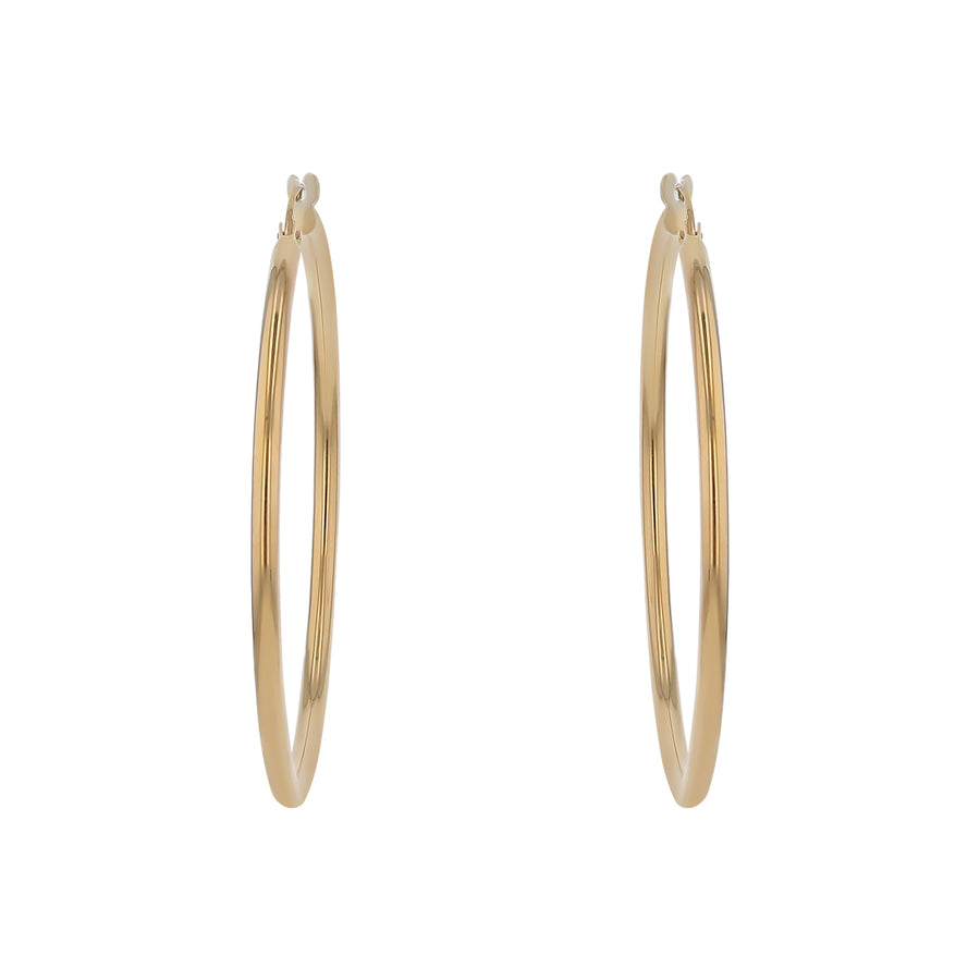 Roberto Coin Extra Large Hoop Earrings in 18k Yellow Gold