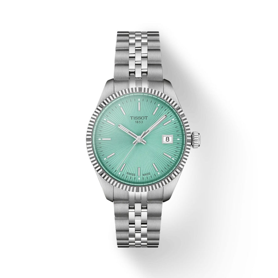 34mm Ballade Quartz Watch with Light Green Dial in Stainless Steel, Bracelet