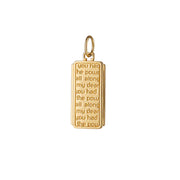 18K Yellow Gold Dorothy Medallion