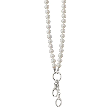 Freshwater Pearl Strand in Sterling Silver, 18in