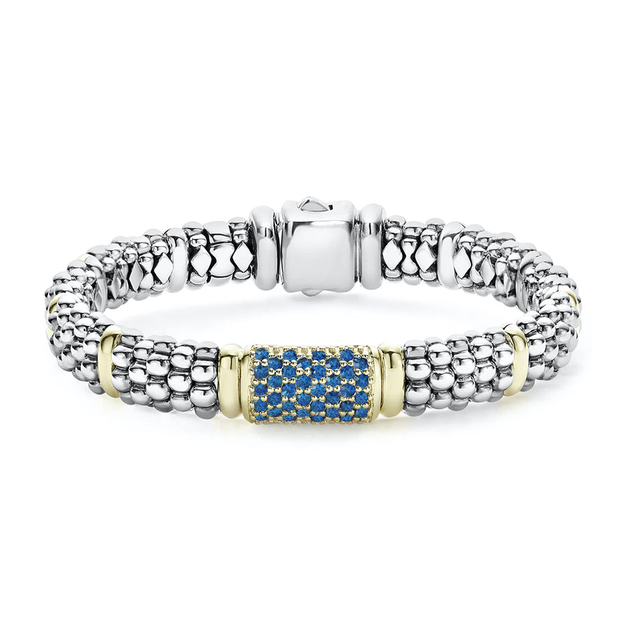 Blue Sapphire Caviar Bracelet