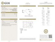 Harmonie 8.03ct Radiant Cut Diamond, 1.85ct Trapezoid Diamond and 0.27ct Diamond 2 Row 3 Stone Ring in Platinum