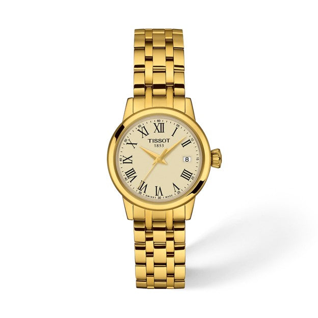 28mm Classic Dream Watch with Ivory Dial in Stainless Steel with Yellow Gold PVD, Bracelet