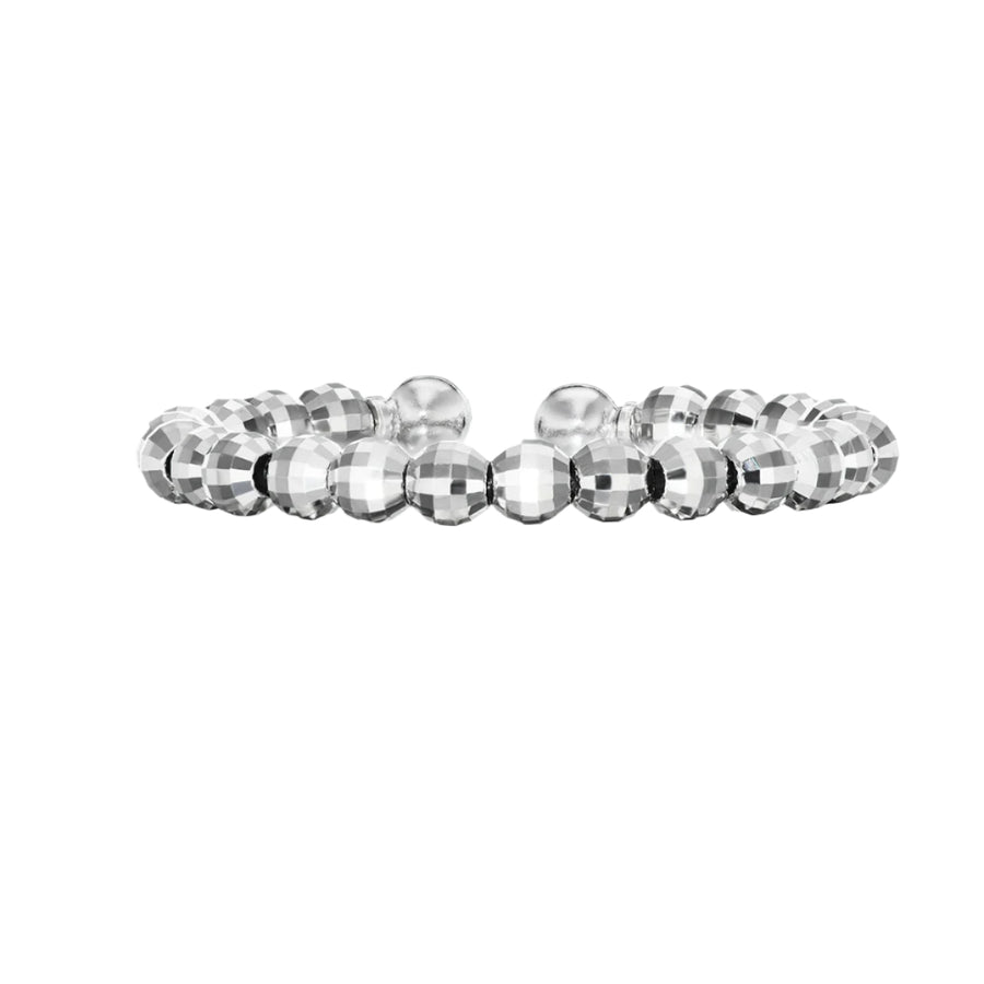 Single Row Ring in Platinum, Size 6–7.5