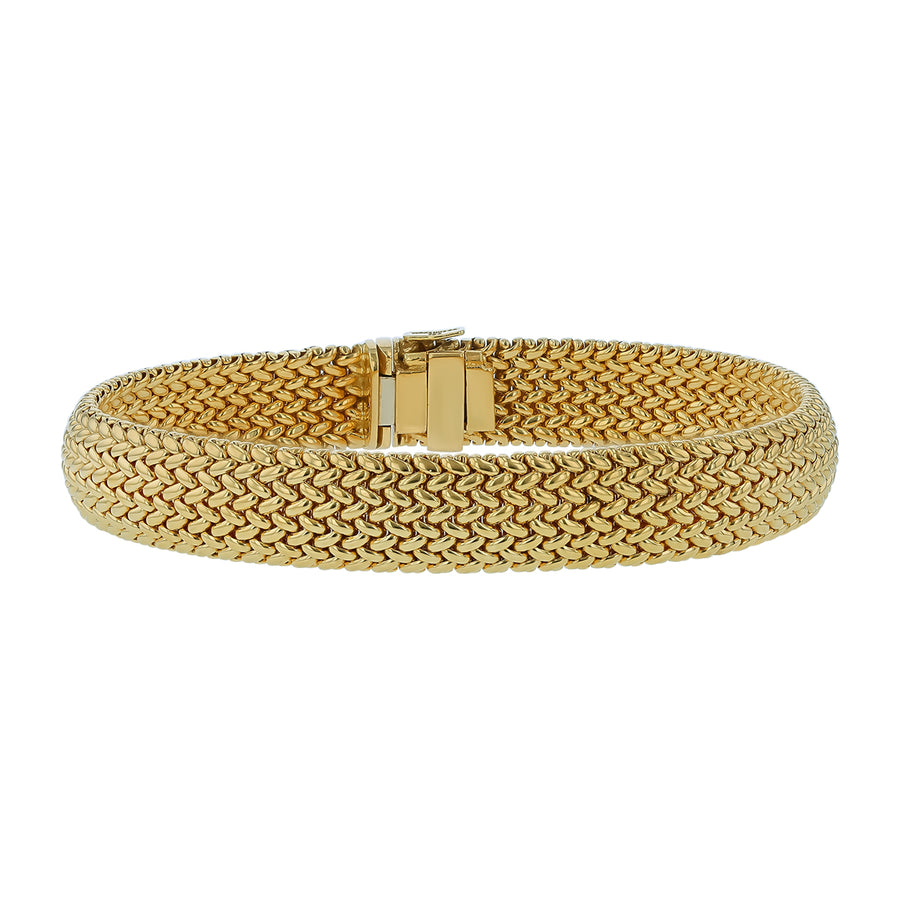 Tiffany & Co. Somerset Mesh Bracelet in 18K Yellow Gold, 7.5"