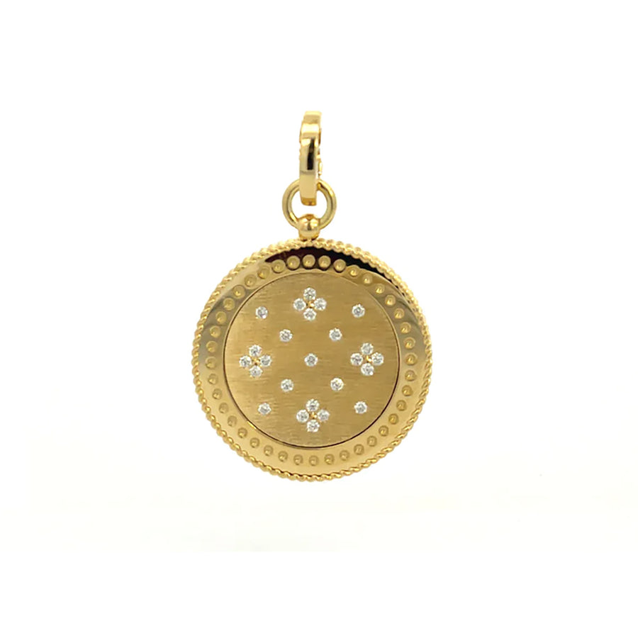 Venetian Princess 0.23ct Diamond Pendant in 18K Yellow Gold without Chain