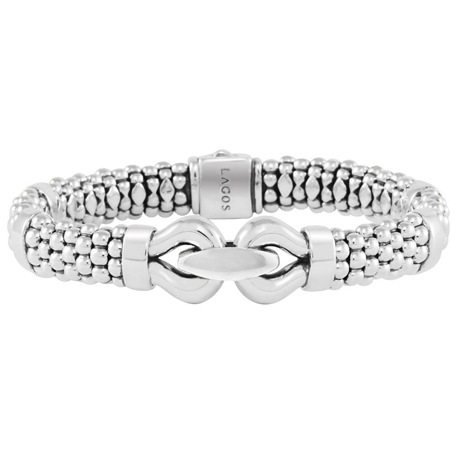 Derby 9mm Buckle Bracelet in Sterling Silver, size 8