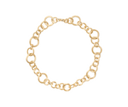 Jaipur Link Collar Necklace in 18K Yellow Gold, 17.75"