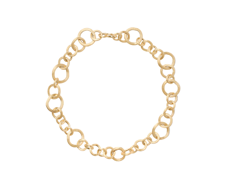 Jaipur Link Collar Necklace in 18K Yellow Gold, 17.75"