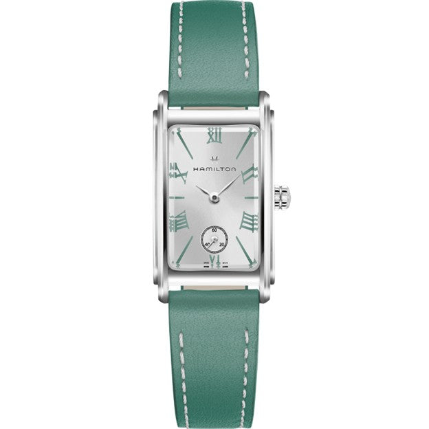 19x27mm American Classic Ardmore Quartz Watch with Silver Dial in Stainless Steel, Strap