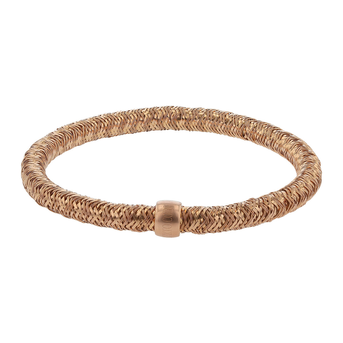 Roberto Coin Primavera Stretch Bangle Bracelet in 18K Yellow Gold