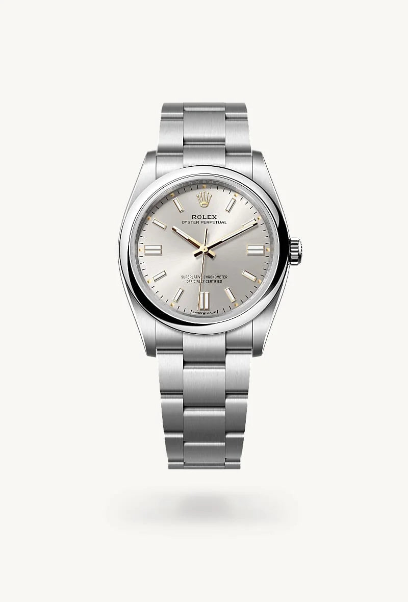rolex Oyster Perpetual in Oystersteel, M126000-0001 - Schiffman's Jewelers