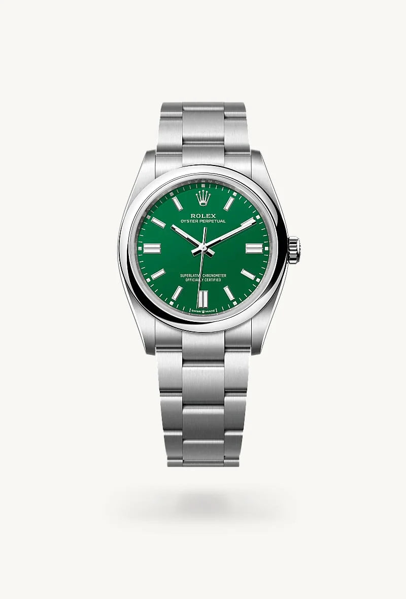 Rolex Oyster Perpetual in Oystersteel, M126000-0005 - Schiffman's Jewelers