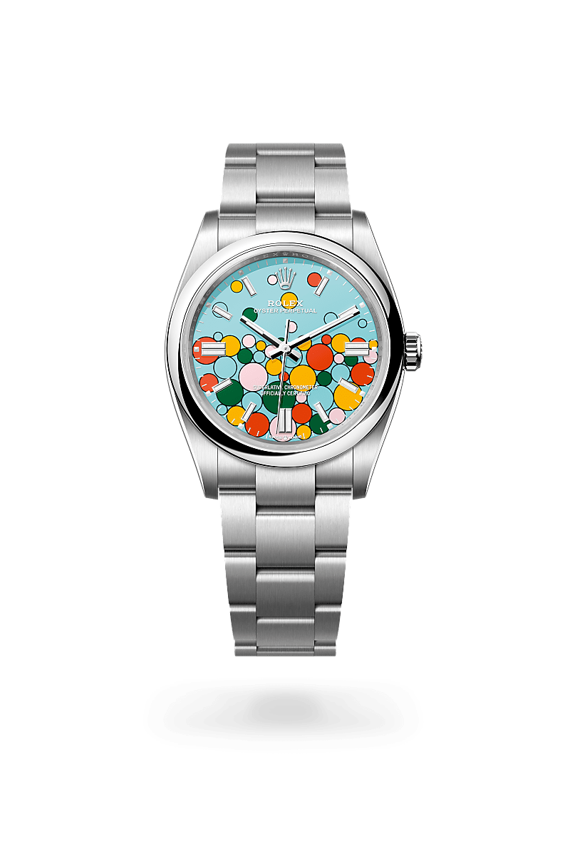 rolex Oyster Perpetual in Oystersteel,  - Schiffman's Jewelers