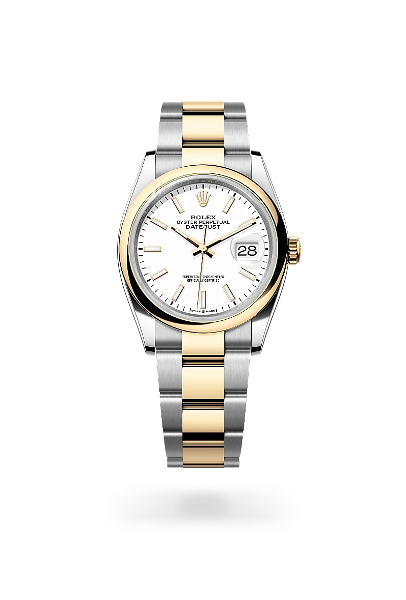 rolex Datejust in Yellow Rolesor - combination of Oystersteel and yellow gold, M126203-0020 - Schiffman's Jewelers