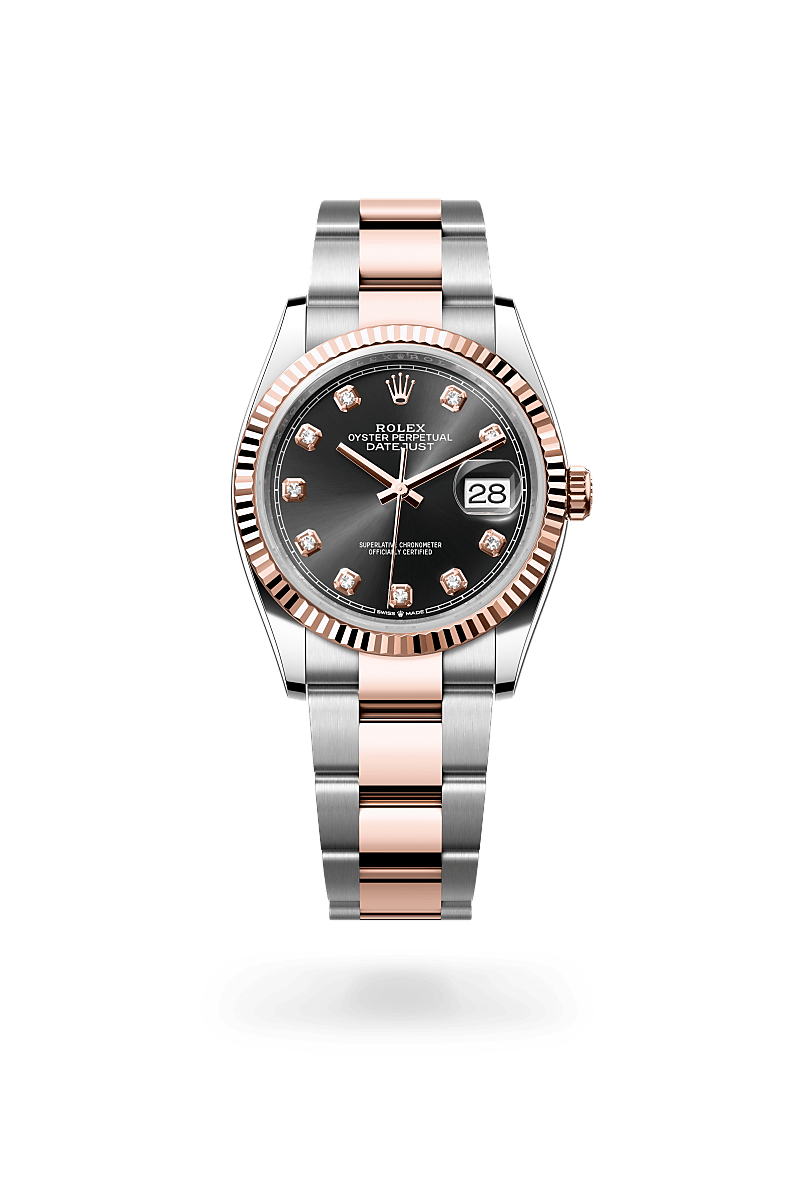 rolex Datejust in Everose Rolesor - combination of Oystersteel and Everose gold,  - Schiffman's Jewelers