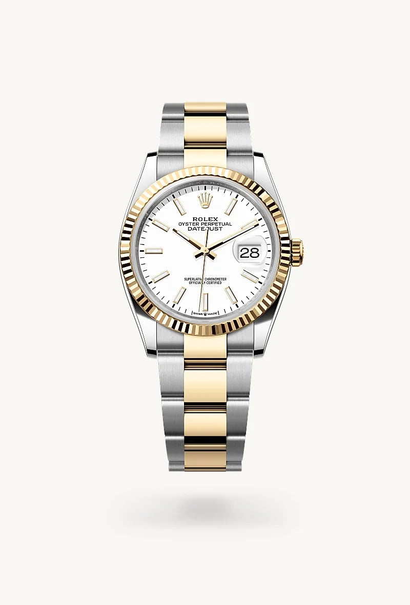 rolex Datejust in Yellow Rolesor - combination of Oystersteel and yellow gold, M126233-0020 - Schiffman's Jewelers