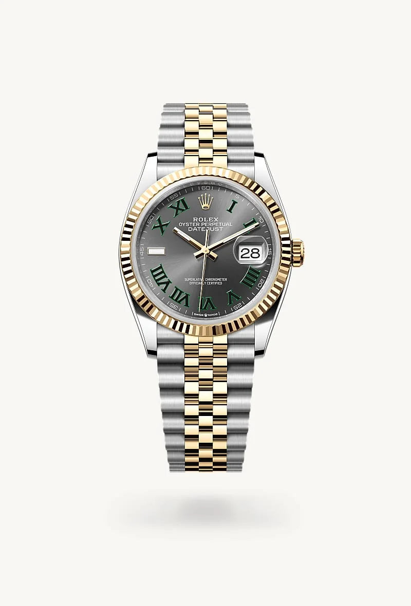 Rolex Datejust in Yellow Rolesor - combination of Oystersteel and yellow gold, M126233-0035 - Schiffman's Jewelers
