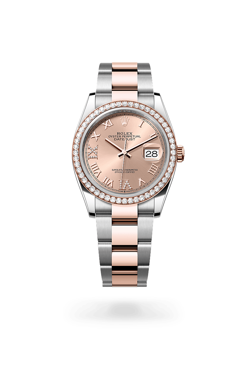 rolex Datejust in Everose Rolesor - combination of Oystersteel and Everose gold,  - Schiffman's Jewelers