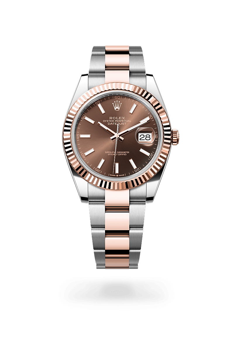 rolex Datejust in Everose Rolesor - combination of Oystersteel and Everose gold,  - Schiffman's Jewelers