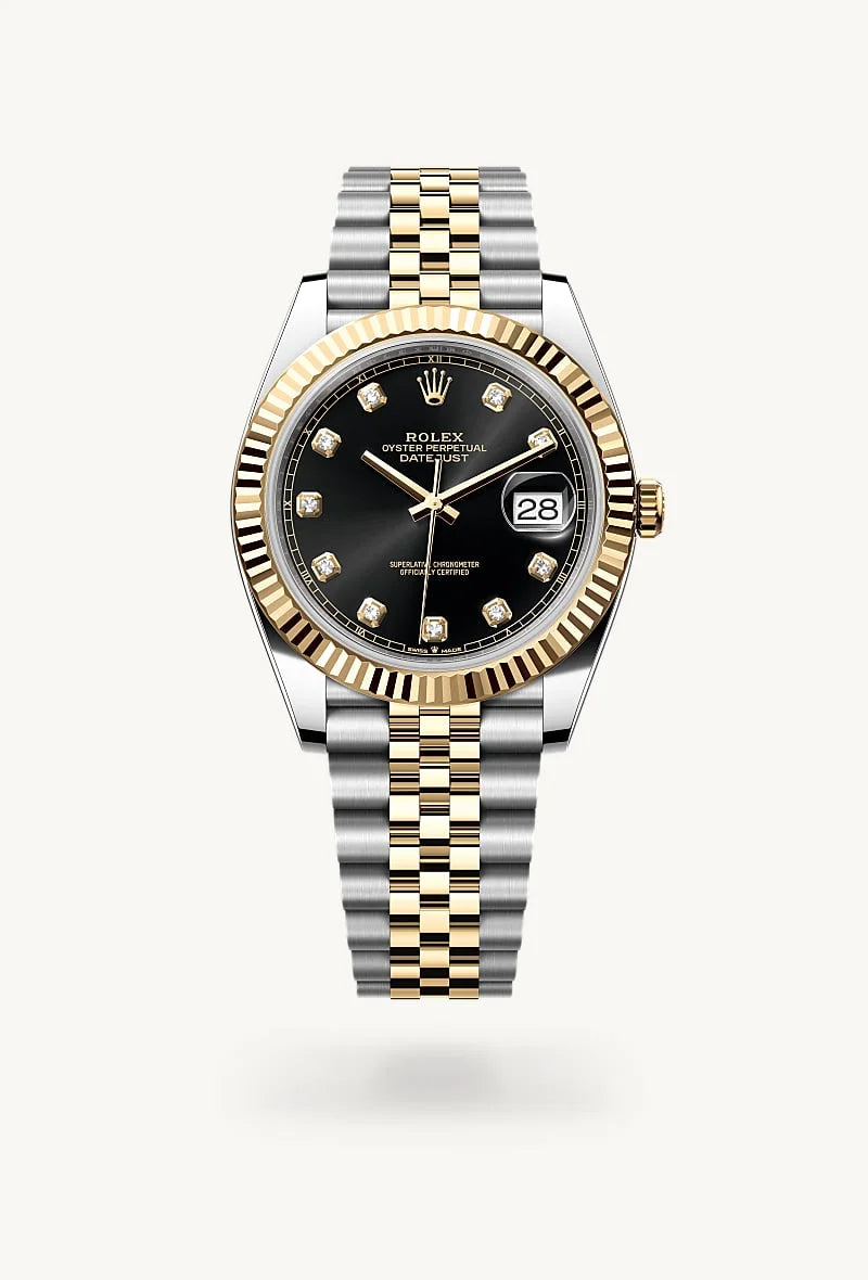 Rolex Datejust in Yellow Rolesor - combination of Oystersteel and yellow gold, M126333-0006 - Schiffman's Jewelers