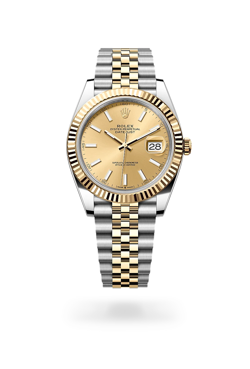 rolex Datejust in Yellow Rolesor - combination of Oystersteel and yellow gold, M126333-0010 - Schiffman's Jewelers
