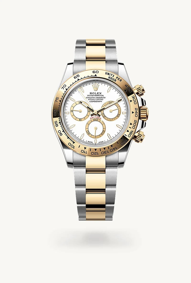 rolex Cosmograph Daytona in Yellow Rolesor - combination of Oystersteel and yellow gold, M126503-0001 - Schiffman's Jewelers