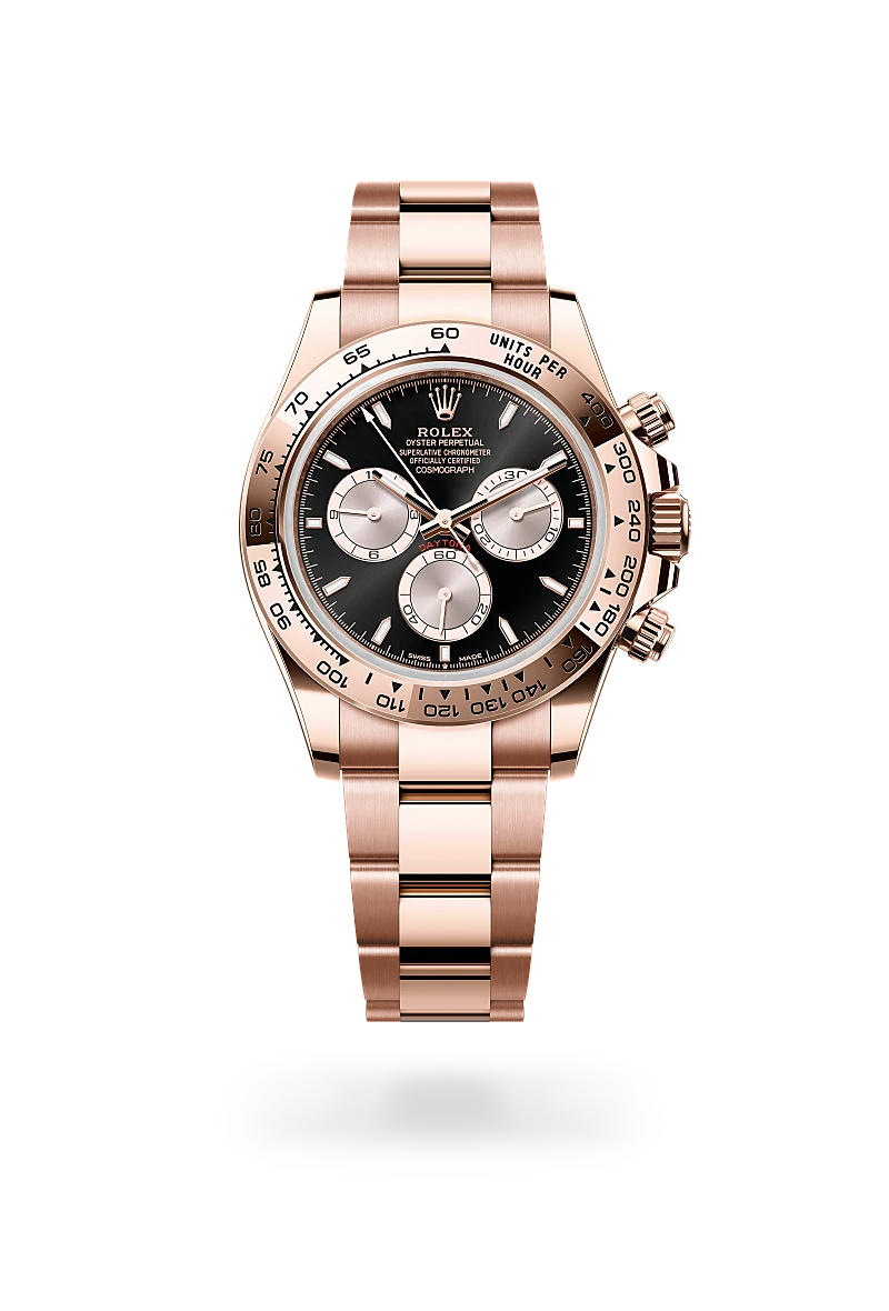 rolex Cosmograph Daytona in 18 kt Everose gold, M126505-0001 - Schiffman's Jewelers
