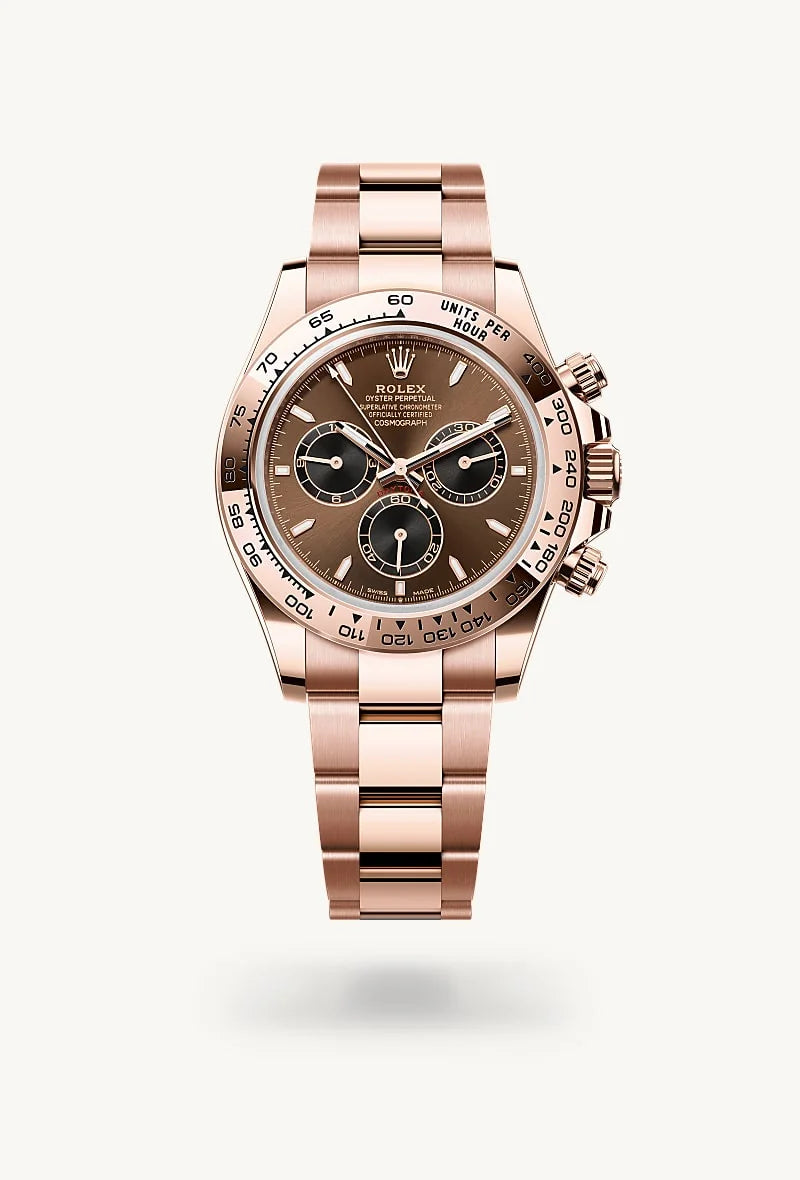 rolex Cosmograph Daytona in 18 kt Everose gold, M126505-0005 - Schiffman's Jewelers