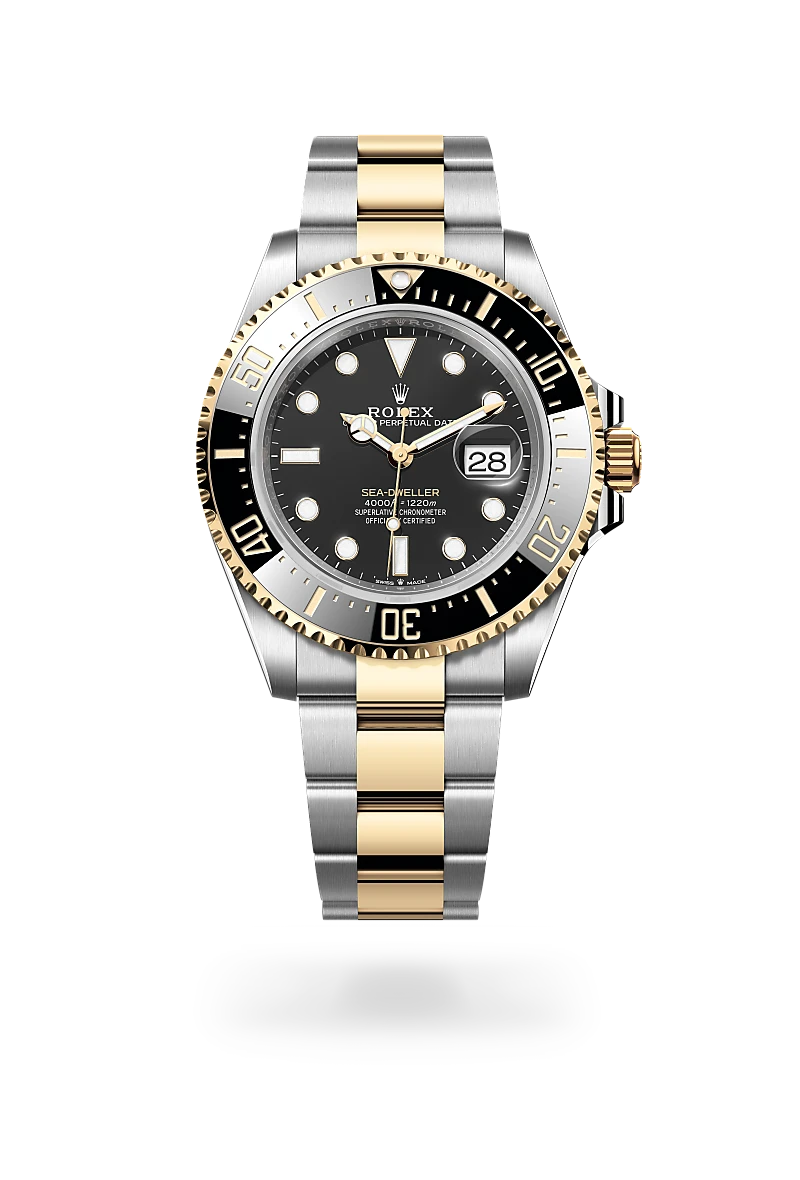 Rolex Sea-Dweller in Yellow Rolesor - combination of Oystersteel and yellow gold, M126603-0001 - Schiffman's Jewelers