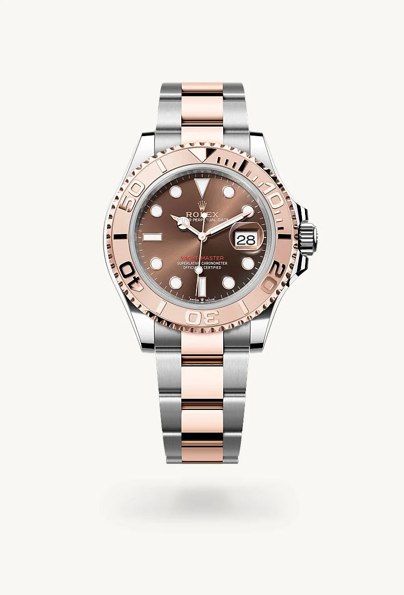 Rolex Yacht-Master in Everose Rolesor - combination of Oystersteel and Everose gold, M126621-0001 - Schiffman's Jewelers