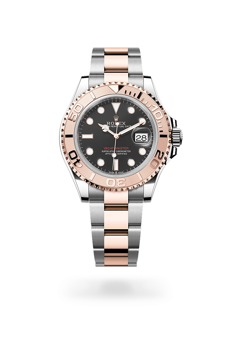 rolex Yacht-Master in Everose Rolesor - combination of Oystersteel and Everose gold, M126621-0002 - Schiffman's Jewelers