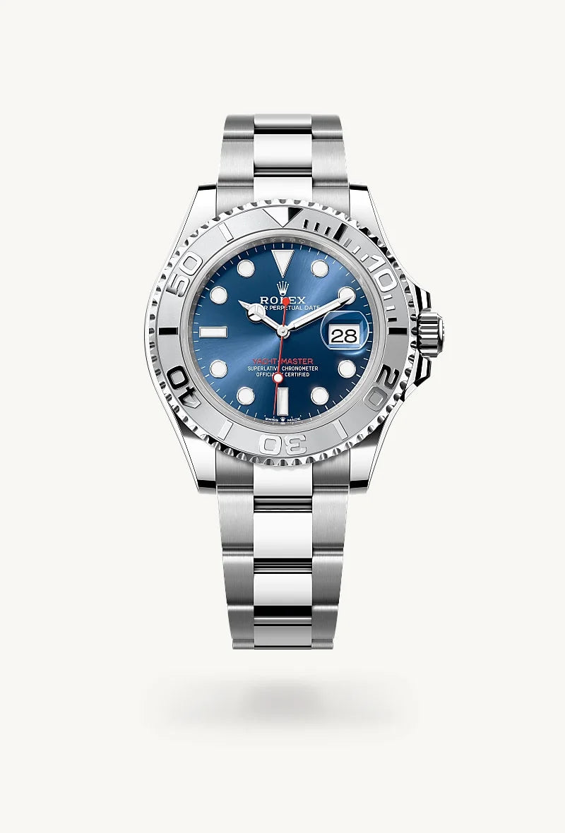 rolex Yacht-Master in Rolesium - combination of Oystersteel and platinum, M126622-0002 - Schiffman's Jewelers