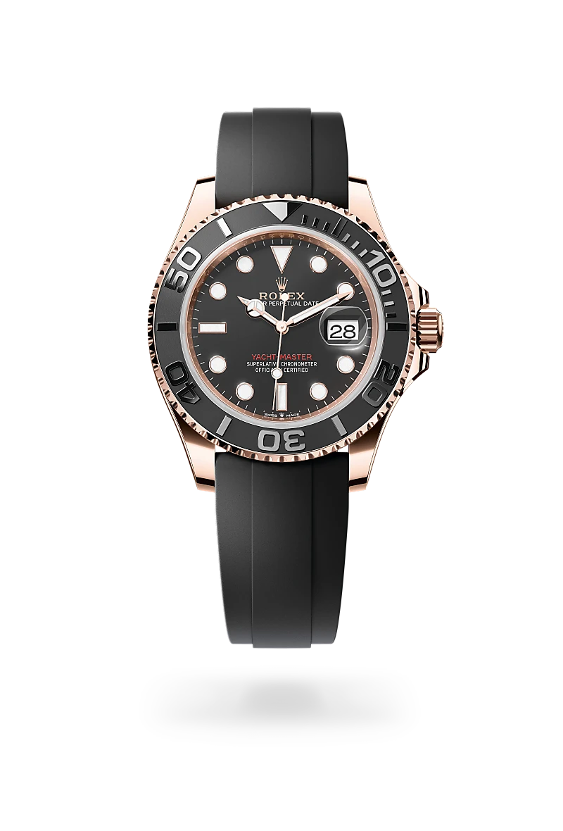 rolex Yacht-Master in 18 kt Everose gold, M126655-0002 - Schiffman's Jewelers