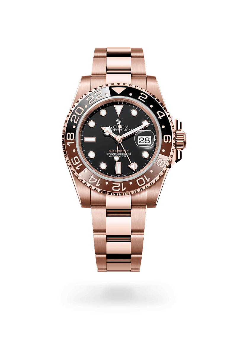 rolex GMT-Master II in 18 kt Everose gold,  - Schiffman's Jewelers