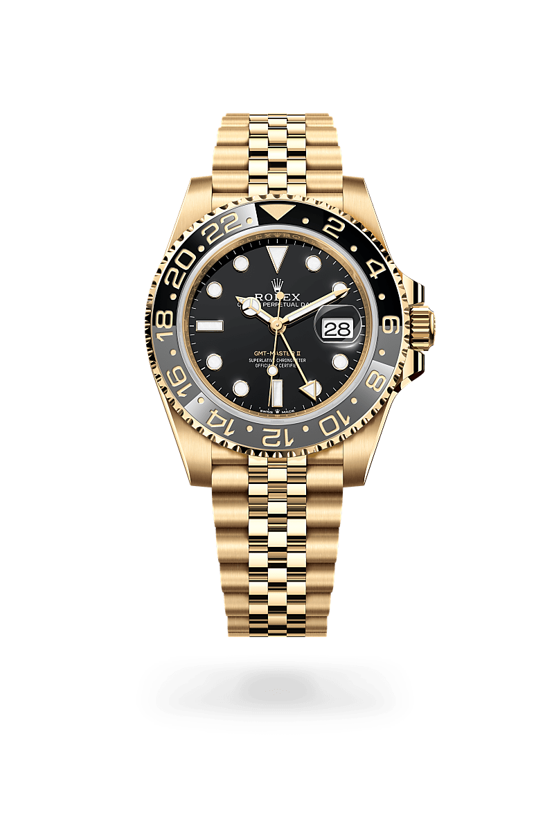 rolex GMT-Master II in 18 kt yellow gold,  - Schiffman's Jewelers