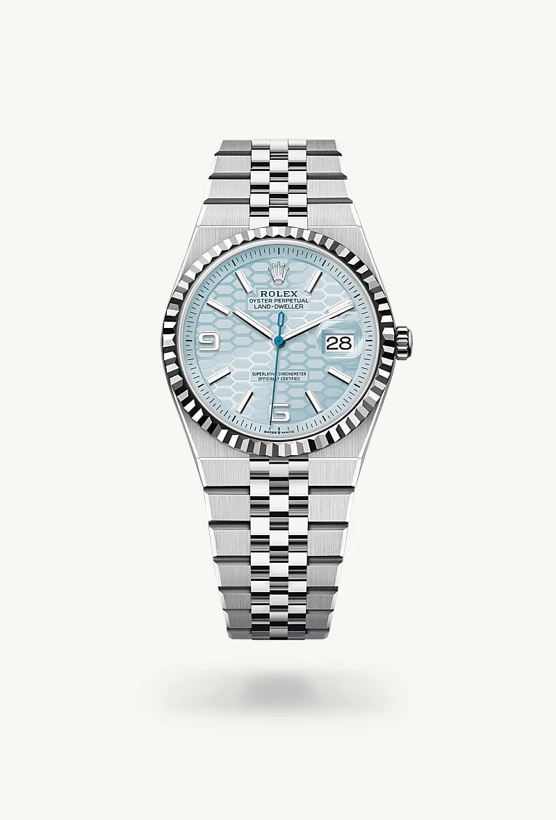 rolex Land-Dweller in Platinum, M127236-0001 - Schiffman's Jewelers
