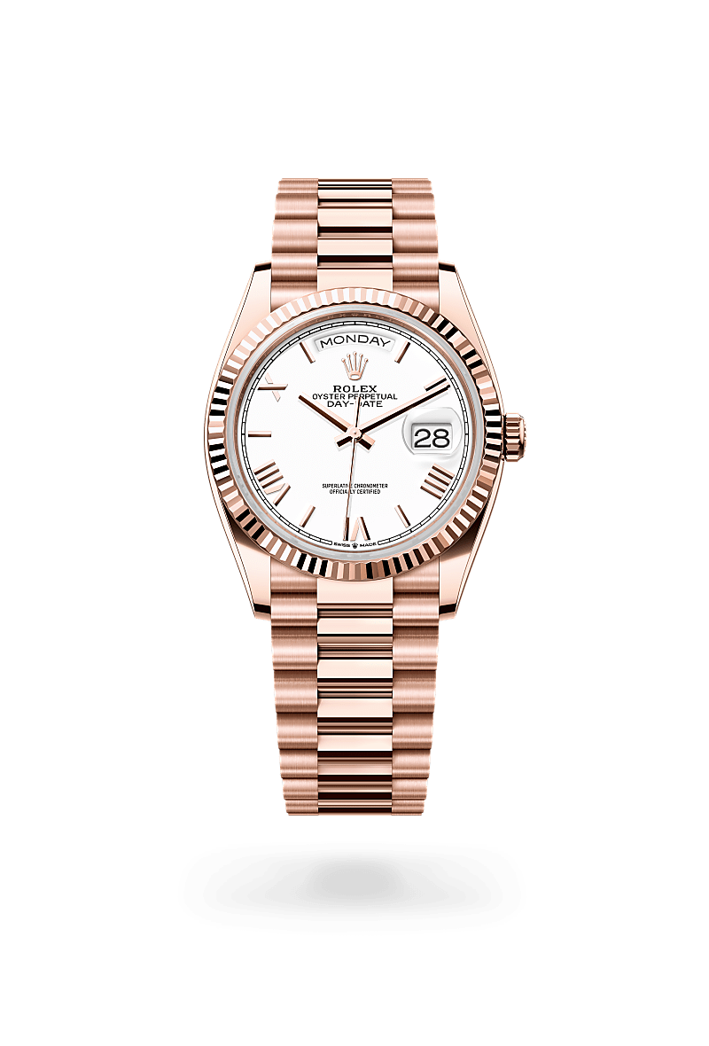 rolex Day-Date in 18 kt Everose gold,  - Schiffman's Jewelers