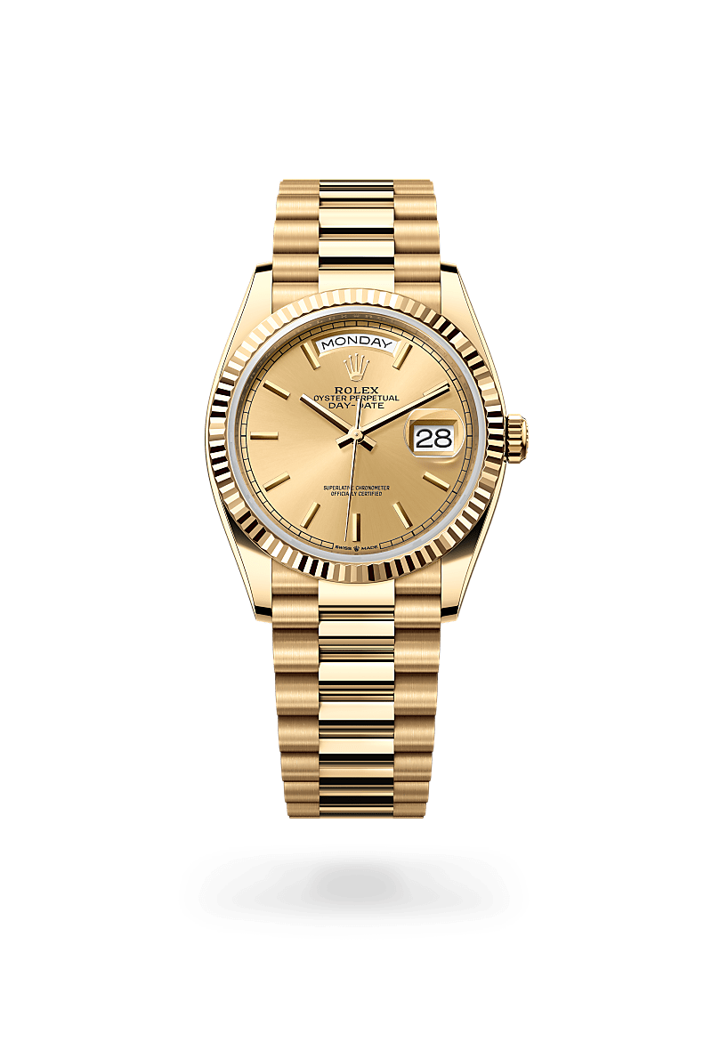 rolex Day-Date in 18 kt yellow gold,  - Schiffman's Jewelers