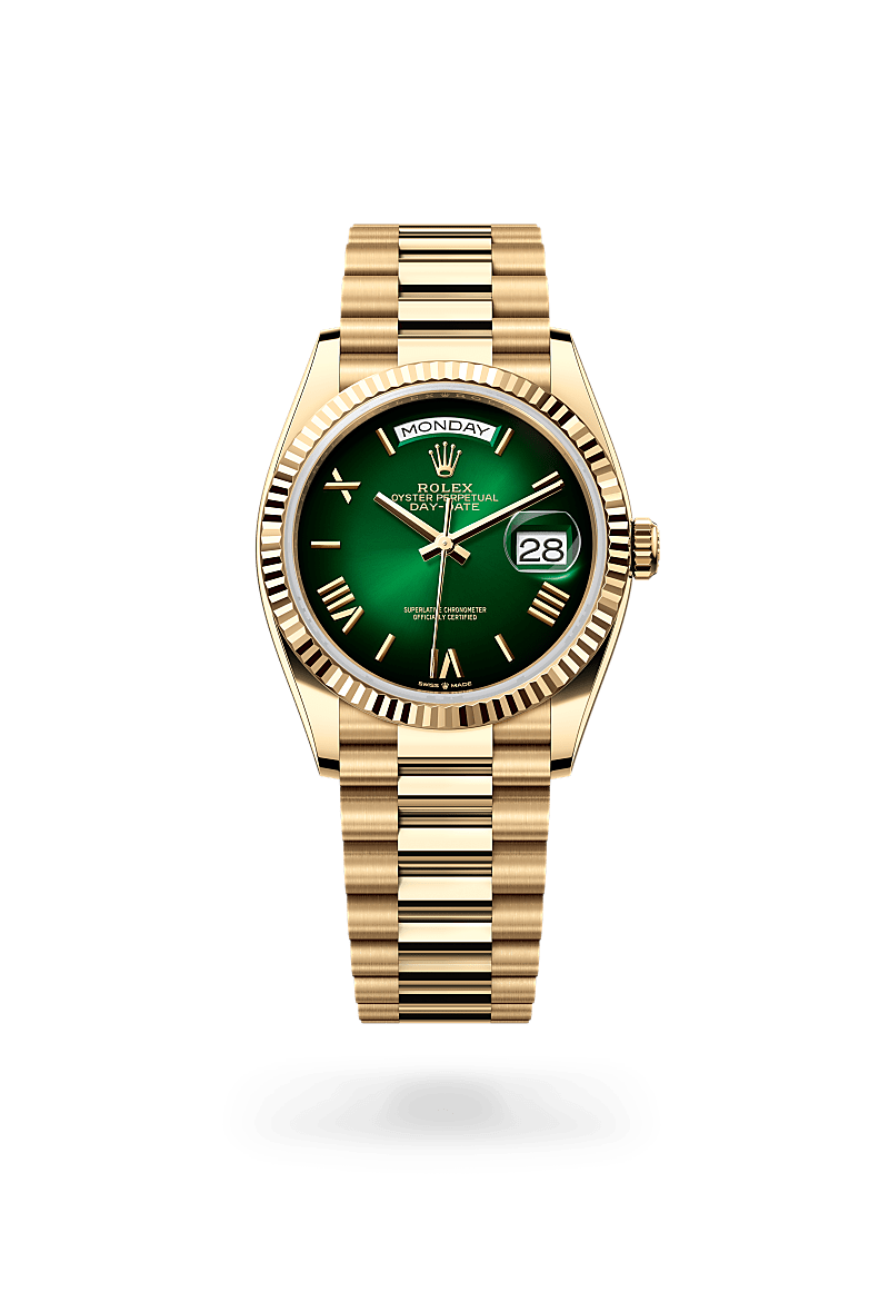 rolex Day-Date in 18 kt yellow gold,  - Schiffman's Jewelers