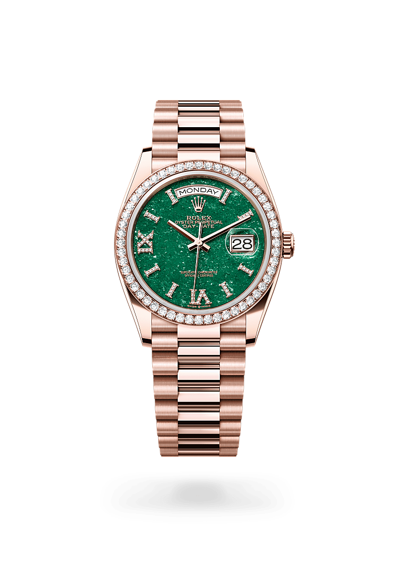 rolex Day-Date in 18 kt Everose gold,  - Schiffman's Jewelers