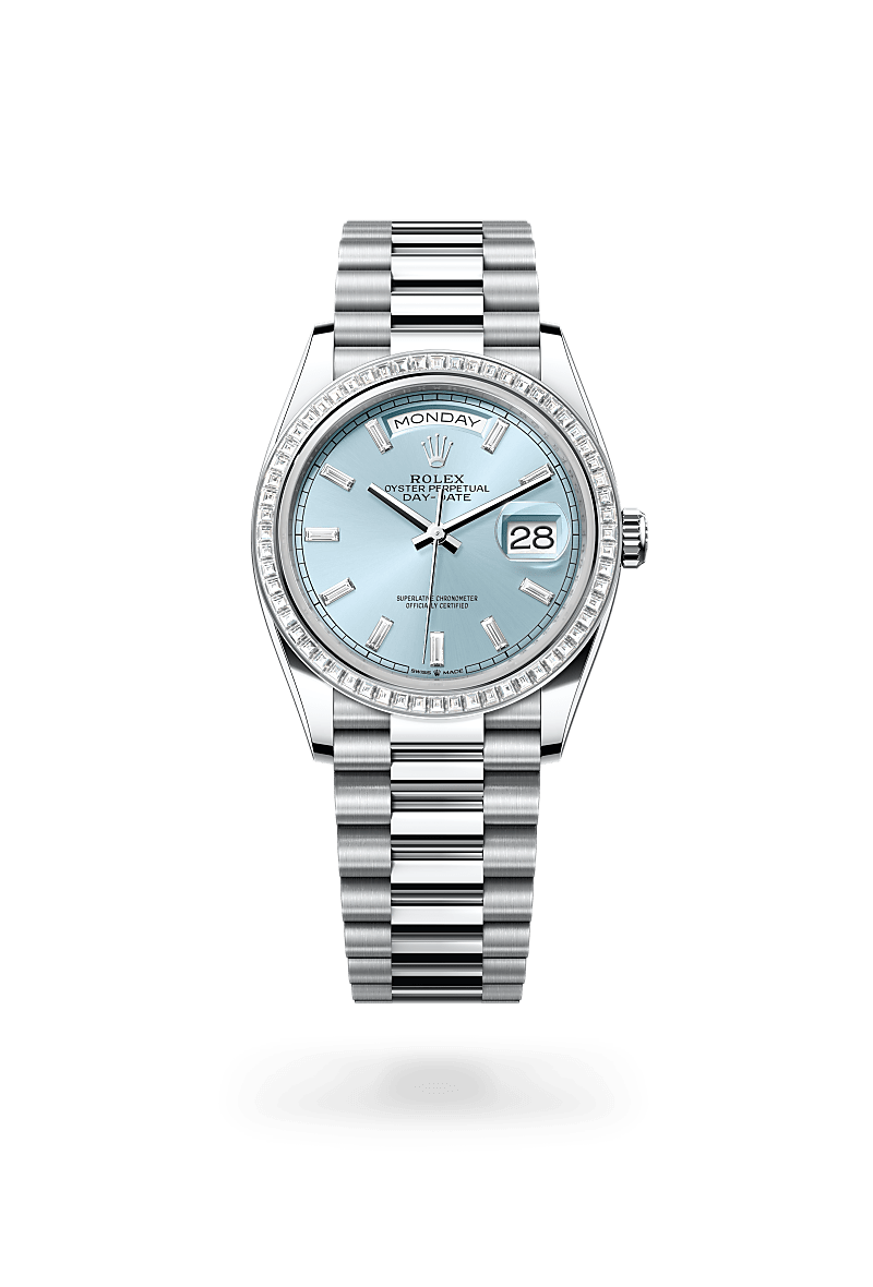 rolex Day-Date in Platinum,  - Schiffman's Jewelers